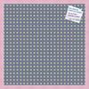 PinPix Decorative pin Cork Bulletin Board Made from Canvas, Classic Pattern Printed at 24x24 Inches and Framed in Baby Pink Stain on Beech (PinPix-402) view 1