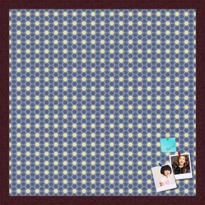 PinPix Decorative pin Cork Bulletin Board Made from self-Healing Canvas, Classic Pattern Printed at 20x20 Inches and Framed in Classic Mahogany Frame(WOM59504)