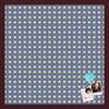 PinPix Decorative pin Cork Bulletin Board Made from self-Healing Canvas, Classic Pattern Printed at 20x20 Inches and Framed in Classic Mahogany Frame(WOM59504) view 1