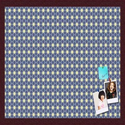 PinPix Decorative pin Cork Bulletin Board Made from self-Healing Canvas, Classic Pattern Printed at 24x16 Inches and Framed in Classic Mahogany Frame(WOM59504)