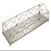 Deco 79 Metal Mirror, Tray, 18 by 3" view 1