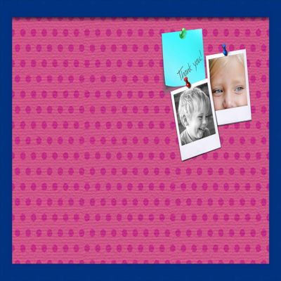 ArtToFrames 24x16 Inch Custom Cork Bulletin Board. This Colorful Pattern Pin Board Comes Has a Fabric Style Canvas Finish, in a Blue Stain on Beech Frame (PinPix-450-24x16_0066-81792-YBLU)