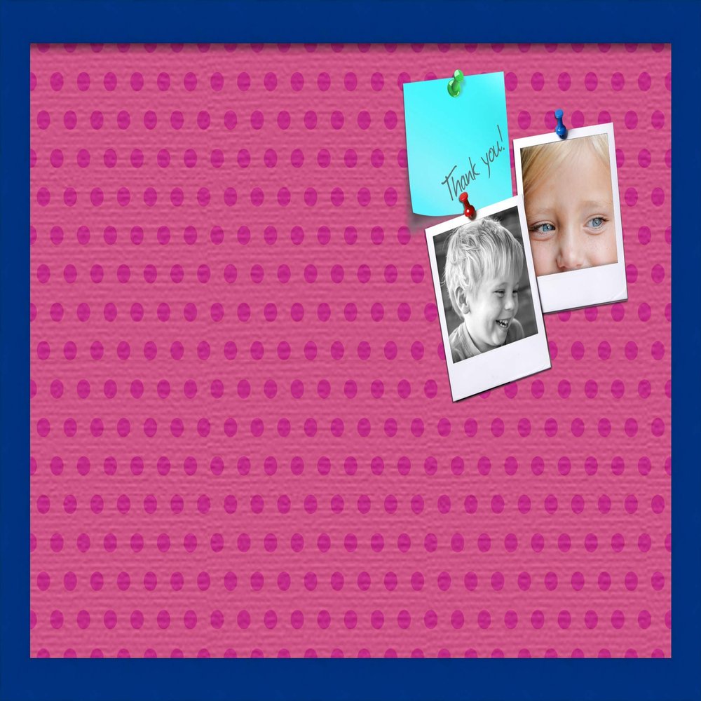 ArtToFrames 24x16 Inch Custom Cork Bulletin Board. This Colorful Pattern Pin Board Comes Has a Fabric Style Canvas Finish, in a Blue Stain on Beech Frame (PinPix-450-24x16_0066-81792-YBLU)