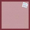 PinPix Decorative pin Cork Bulletin Board Made from self-Healing Canvas, Seemless Pattern Printed at 20x20 Inches and Framed in Red Stain on Beech(WOM56673) view 1
