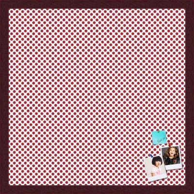 PinPix Decorative pin Cork Bulletin Board Made from self-Healing Canvas, Seemless Pattern Printed at 20x20 Inches and Framed in Classic Mahogany Frame(WOM59504)