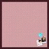 PinPix Decorative pin Cork Bulletin Board Made from self-Healing Canvas, Seemless Pattern Printed at 24x24 Inches and Framed in Classic Mahogany Frame(WOM59504) view 1