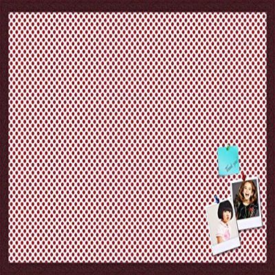 PinPix Decorative pin Cork Bulletin Board Made from self-Healing Canvas, Seemless Pattern Printed at 30x20 Inches and Framed in Classic Mahogany Frame(WOM59504)