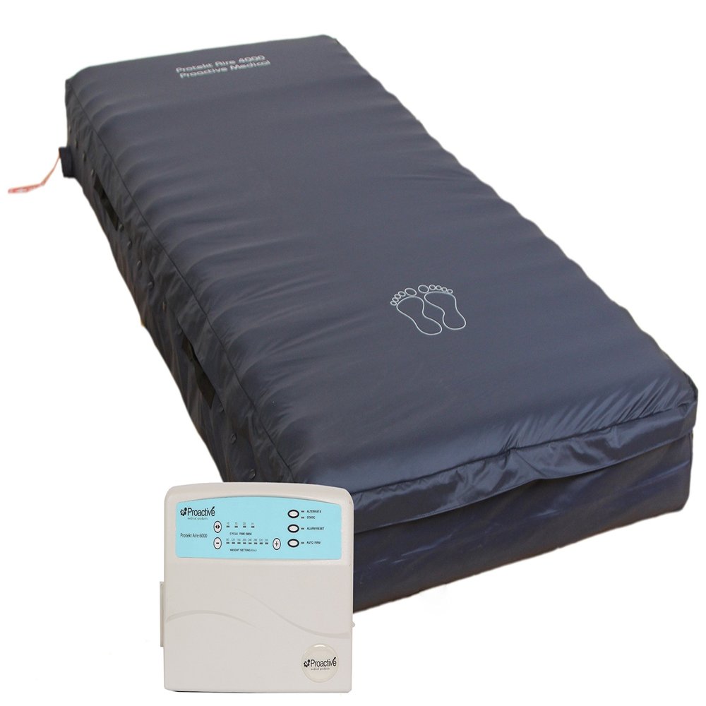 Protekt Aire 6000 Low Air Loss/Alternating Pressure Mattress, Raised Rails