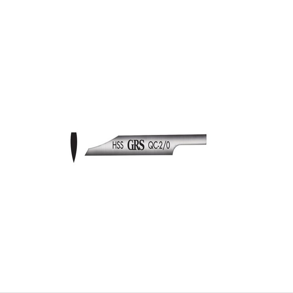 GRS Tools 022-400 Onglette QC Graver High Speed Steel Size # 0