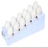 Think Up Designs Eggstra Space Egg Organizer for Refrigerator, Adjustable Container, Collapsible & Expandable Tray Egg Holder for Fridge Organizer, Space Saving Fridge Storage Solution - White view 3