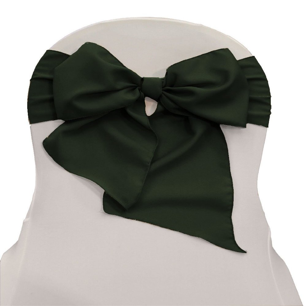 Chair Sashes Polyester 6 X 104 Inch (6 Units) Black By Broward Linens