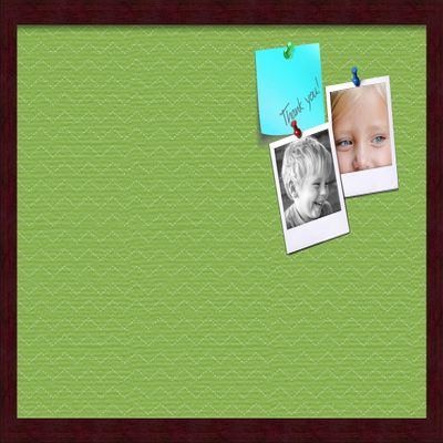 PinPix Decorative pin Cork Bulletin Board Made from self-Healing Canvas, Seemless Pattern Printed at 24x16 Inches and Framed in Classic Mahogany Frame(WOM59504)