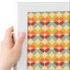 PinPix 24x24 Inch Cork Bulletin Board. This Decorative Framed Pin Board Comes with Kaliedescope Design and a Satin White Frame Frame. Ideal for Home Office Decor or Message Board (PinPix-564) view 2