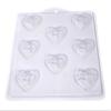 World Of Moulds 8 Cavity Bells on Heart Soap/Bath Bomb Mould view 1