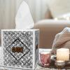 RNK Shops Personalized Diamond Plate Tissue Box Cover view 2