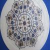 craftslook Marble Inlay Arts White Marble Handcrafted semi-Precious Inlay Stones Plate (11 inches) for Home Decor view 2