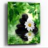 Cortesi Home Peaceful Reflections II Tempered Glass Wall Art, 12" x 12" view 1