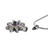 Silverlight Urns Sun Gemstone Cremation Jewelry Pendant, Stainless Steel Jewelry, Cremation Jewelry for Ashes view 3