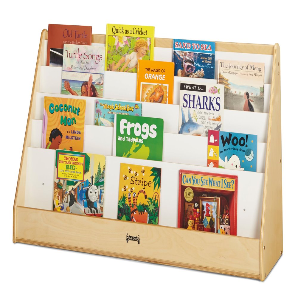 Jonti-Craft 3459JC Flushback Extra Wide Pick-a-Book Stand