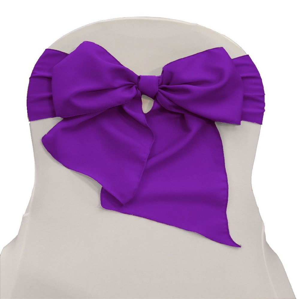Chair Sashes Polyester 6 X 104 Inch (6 Units) Magenta By Broward Linens