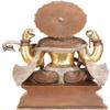 Goddess Saraswati - Brass Statue view 2
