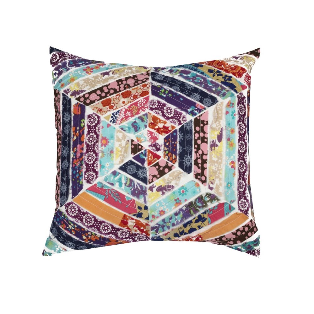 A1 Home Collections Hexagon Pattern Artisan Crafted Designer Throw Pillow, 18" L
