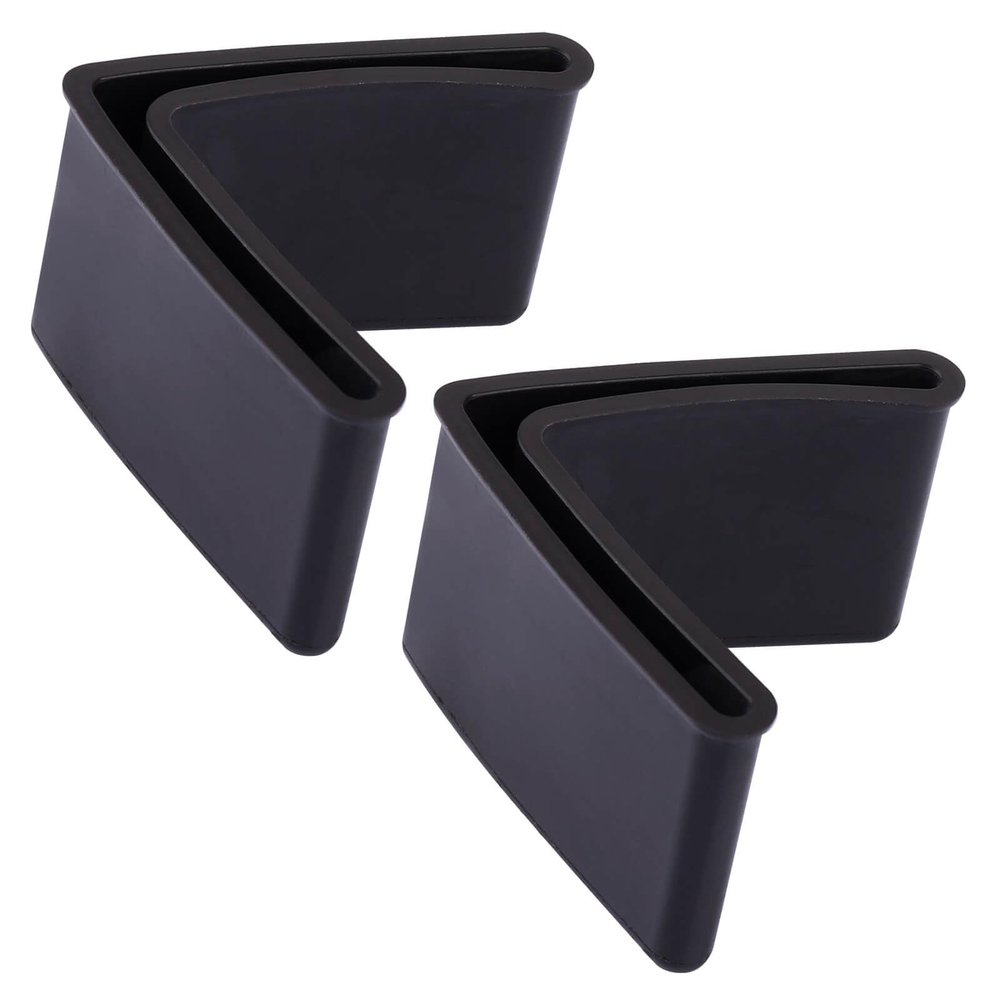 Fuoequl Bed Frame Gash Protector Guards 1-1/2" x 1-1/2" Edge Corner End Covers/Caps Bed Frame Caps