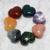 Moonstone Rainbow Crystal Heart ~45mm view 3