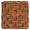 Upgradelights Wicker Chandelier Set of 2 Lamp Shade 5 Inch Retro Drum, Clips Onto Bulb. 5x5x4.5 view 3
