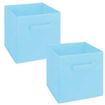 ClosetMaid 3879 Cubeicals Fabric Drawer, Light Blue, 2-Pack