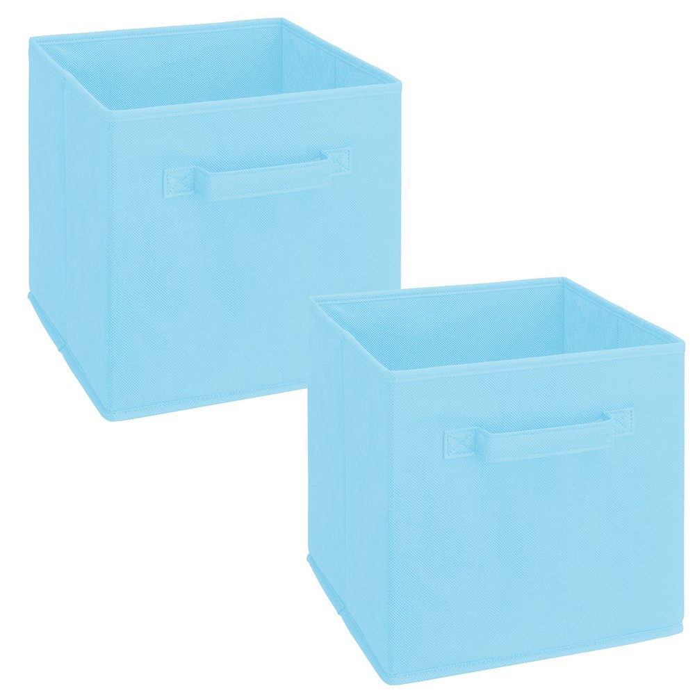 ClosetMaid 3879 Cubeicals Fabric Drawer, Light Blue, 2-Pack