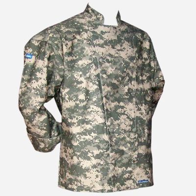 CHEFSKIN Original Long Sleeve Camouflage Chef Jacket in Size 3X