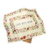 Yair Emanuel Challah Bread Cover for Shabbat and Yom Tov with Floral Silk Embroidery view 2