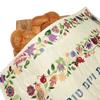 Yair Emanuel Challah Bread Cover for Shabbat and Yom Tov with Floral Silk Embroidery view 3