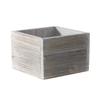 Afloral Special Whitewashed Wood Planter Box - 6" view 2