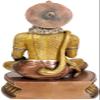 Lord Hanuman Granting Abhaya (Lord Rama Depicted in His Heart) - Brass Statue view 2