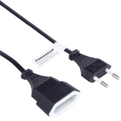Premiumcord Power Extension PC Power Supply 230 V Black