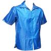 CHEFSKIN Original Barbershop-Boys Short Sleeve Barber/Cosmetologist Jacket in Sapphire Blue (3X (70 Inch Chest)) view 1