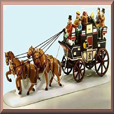 Dept 56 Dickens Village Holiday Coach Retired #55611