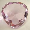 Heart Shape Pink Crystal-#80 with stand view 1