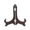 Feng Shui Import Wooden Plate Holders-7 inch in brown view 1