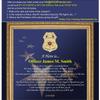 Custom Personalized Law Enforcement Police Sheriff Poetry Gift from Wife Girlfriend Homeland Security FBI Agent Gift Clock Picture Frame Photo Policeman Officer Poem Plaque view 2