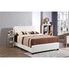 Glory Furniture Marilla Faux Leather Upholstered Full Bed in White view 2