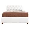 Glory Furniture Marilla Faux Leather Upholstered Full Bed in White view 3