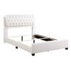 Glory Furniture Marilla Faux Leather Upholstered Full Bed in White view 4