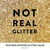 Andaz Press Wedding Party Signs, Glam Gold Glitter Print, 8.5-inch x 11-inch, Mr. & Mrs., 1-Pack view 2