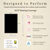 Infrared Wall Heater Panel Glass Black 600W Electric Radiant Heat Panel 24x35in. Energy Efficient Space Heater, Wall Mounted Infrared Heater for Indoor Use, Silent Heating Panel for Bathroom, Bedroom view 2