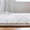 Unique Loom Fez Collection Trellis, Geometric, Bohemian Area Rug (3' 3 x 5' 3 Rectangular, Ivory/ Gray) view 4