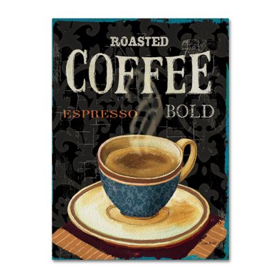 Trademark Fine Art Today's Coffee IV Wall Decor by Lisa Audit, 18 by 24"
