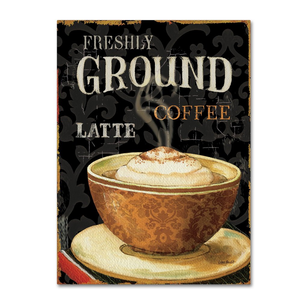 Trademark Fine Art Today's Coffee II Wall Decor by Lisa Audit, 18 by 24"